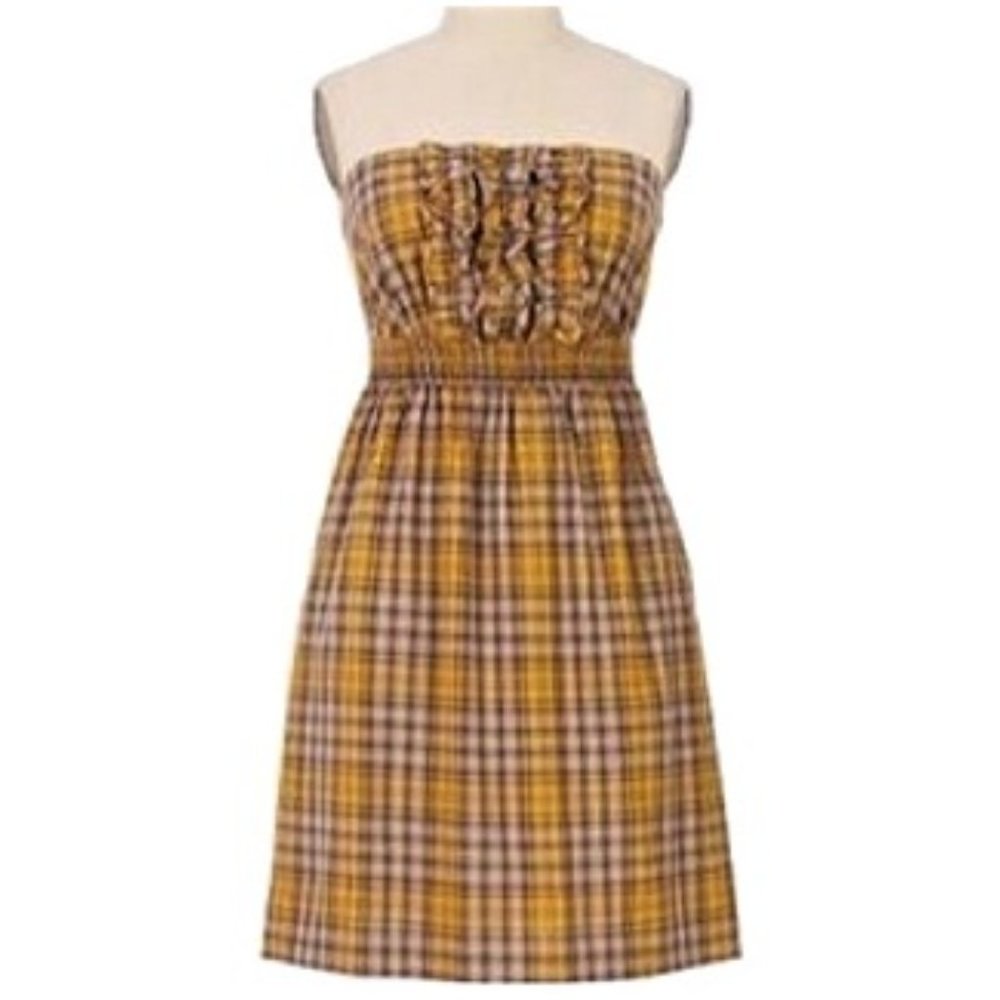 Maeve Strapless Dress Pearland by Anthropologie